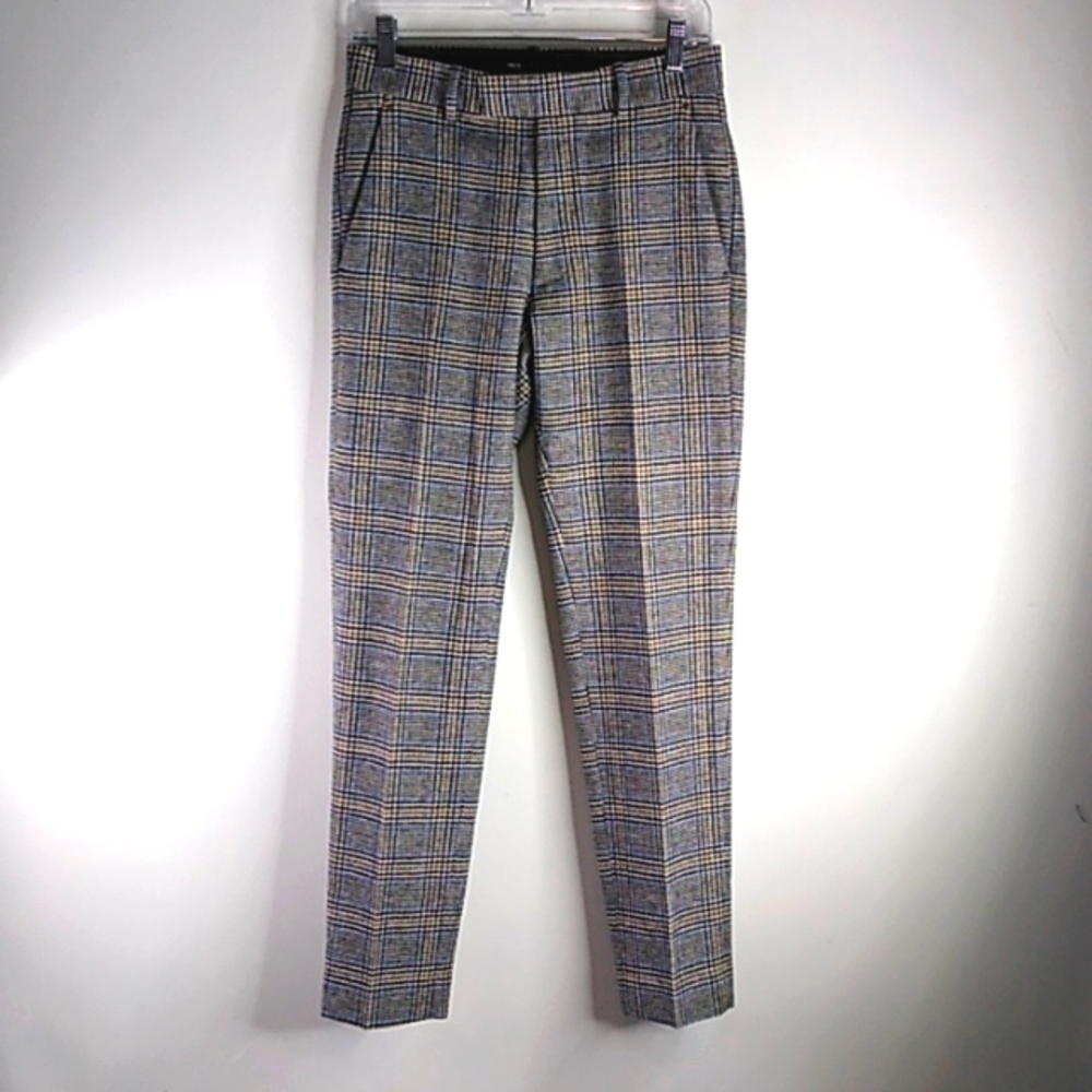 asos Design - Plaid Woold Blend Career Trouser - Size 28 x 30